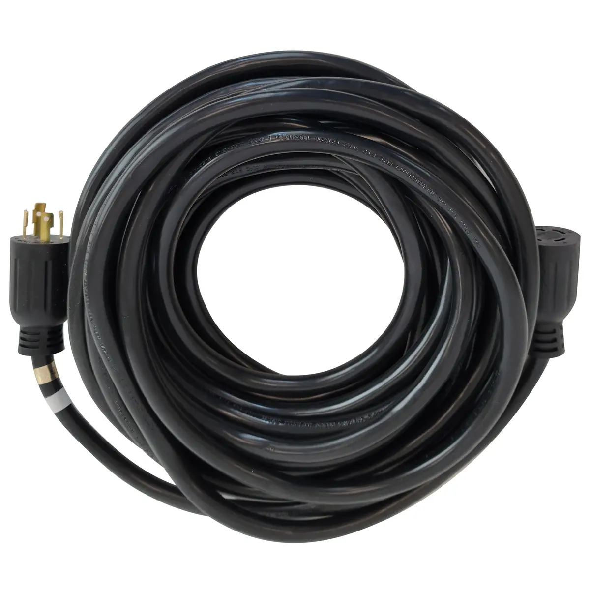 Duromax Xp3050gc 30-Amp 50-Foot 10-Gauge L14-30 Heavy Duty Generator Power Cord For Home Power Backup, Black 1