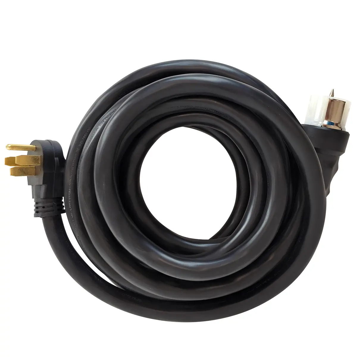 Duromax Xp5025gc 50-Amp 25-Foot 6-Gauge 14-50 Cs6364 Heavy Duty Generator Power Cord For Home Power Backup, Black 1