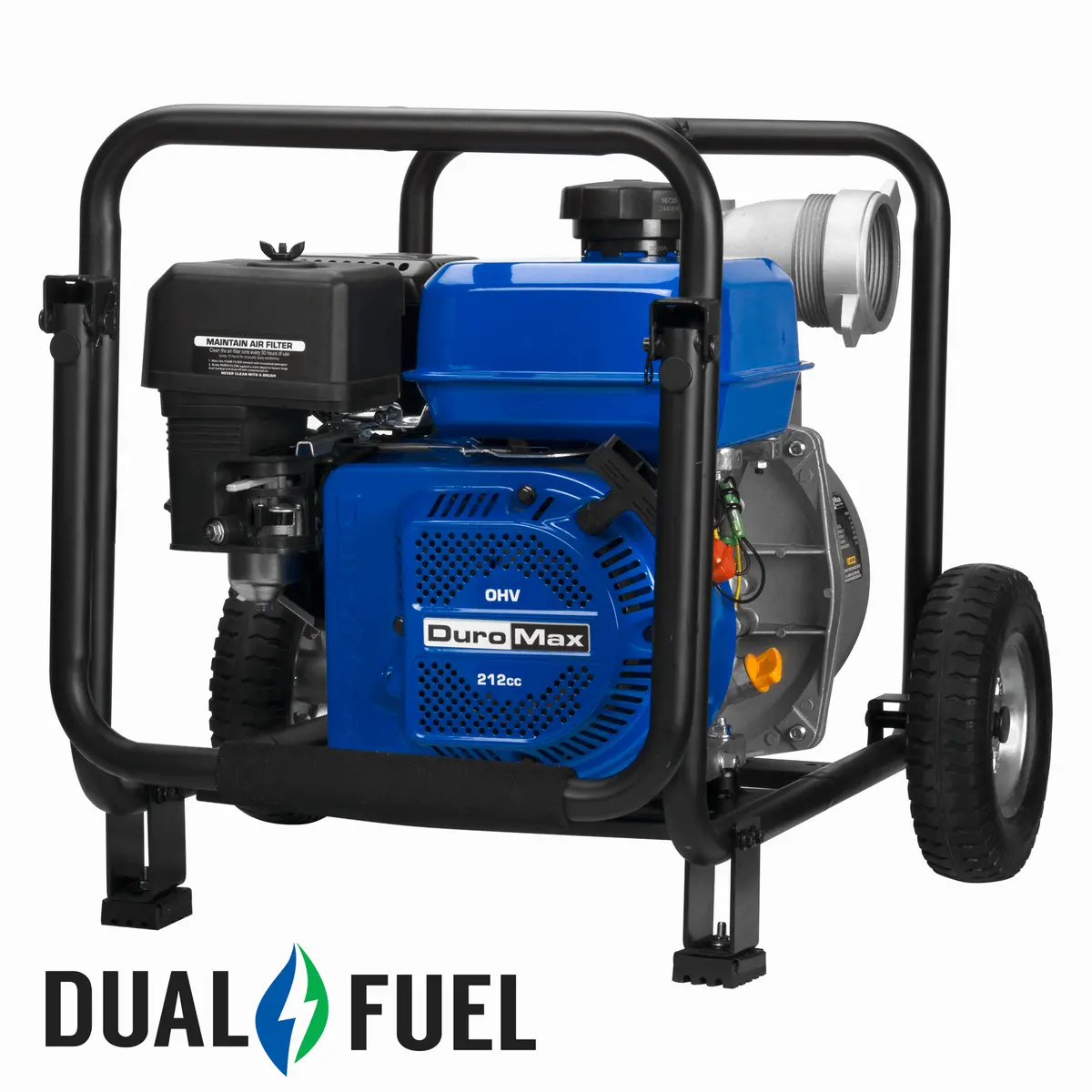 Duromax Xp650wx 264 Gpm 3" Dual Fuel Engine Portable Water Pump 1