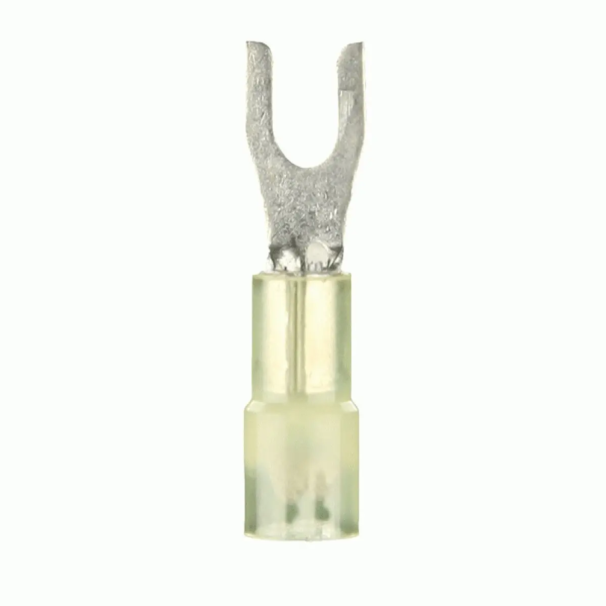 Install Bay Yellow Nylon Spade Terminal # 8 (Ynst8) 1