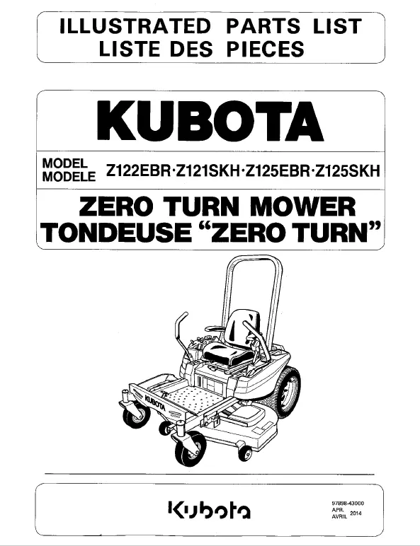 Z121s Parts Manual 1