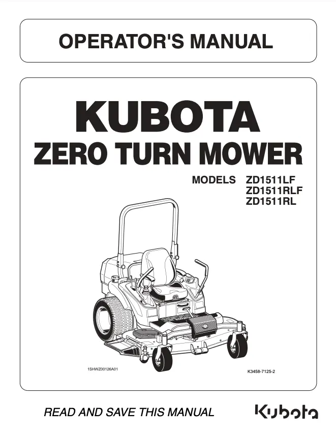 Zd1511rlf-72R Operators Manual 1