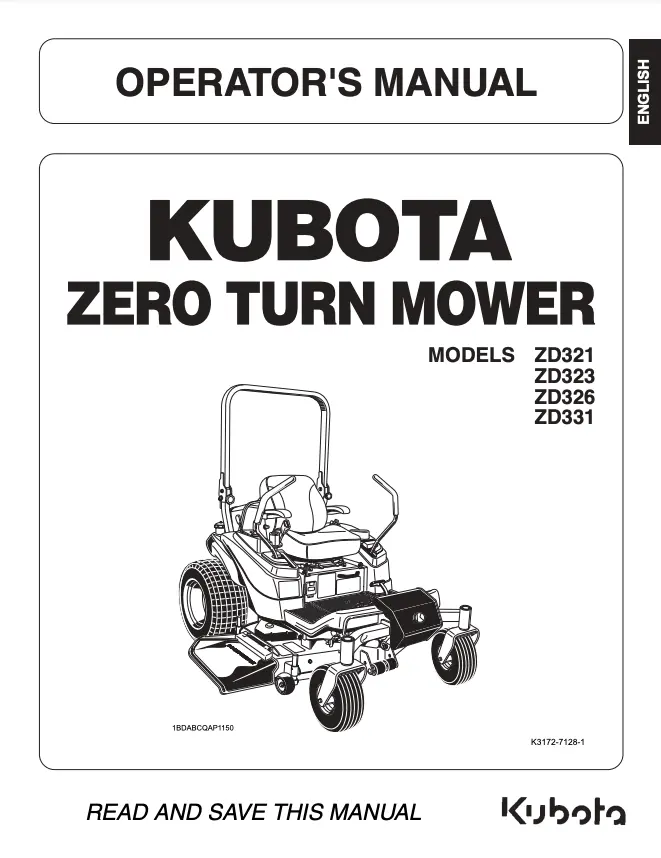 Zd326p Operators Manual 1