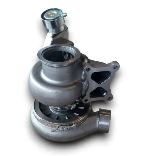 High Pressure New Turbocharger Zeki T1244-01 | Garrett Gta4294 Replacement For Caterpillar Cat C15 Acert Diesel Engine | Direct Bolt-On Oem Fit With Wastegate Actuator 1