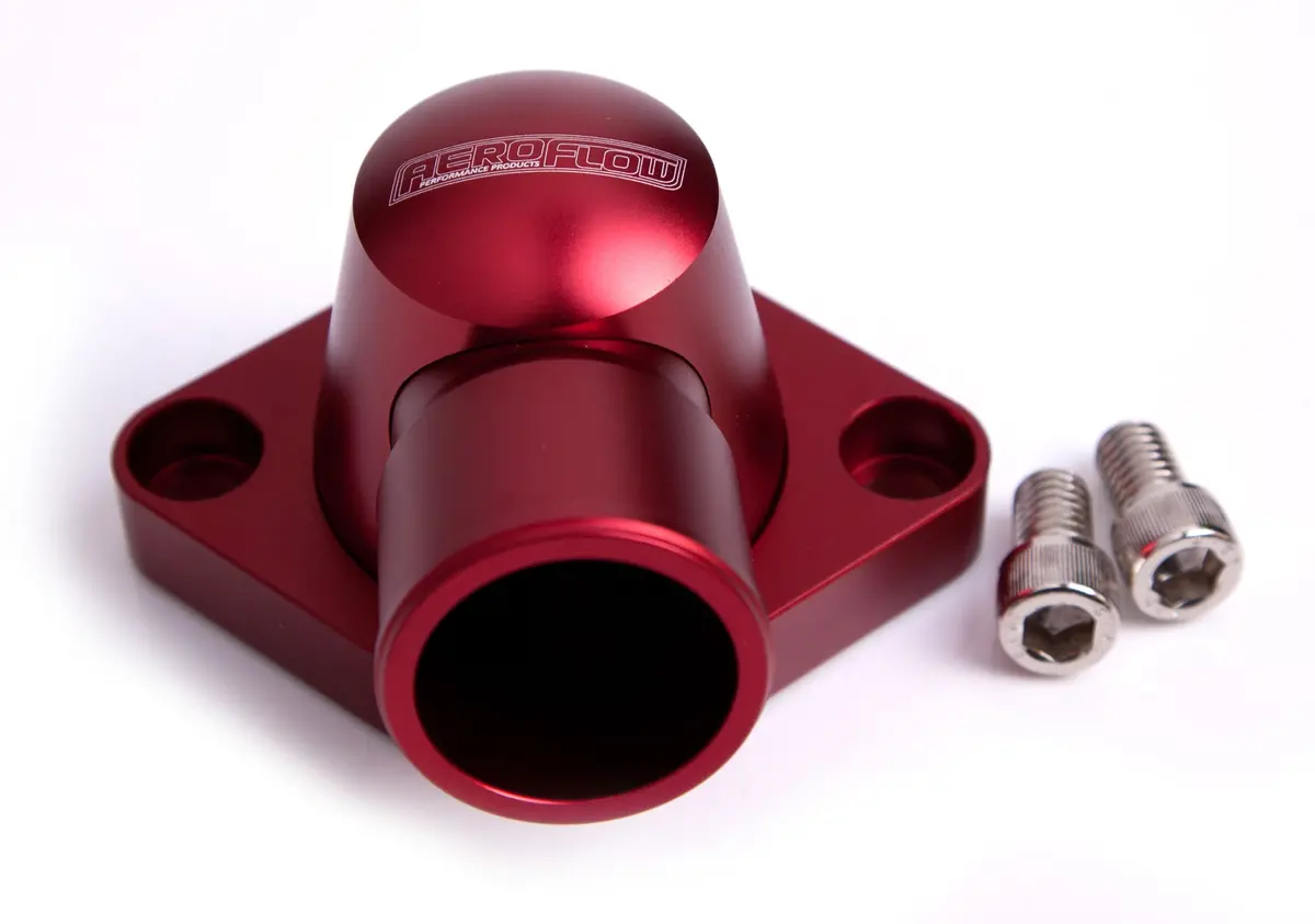 Red Billet Aluminum Thermostat Housing (Af64-2034R) 1