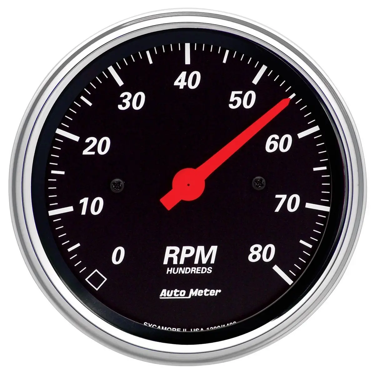 Designer Au1490 Black Analog Tachometer 1
