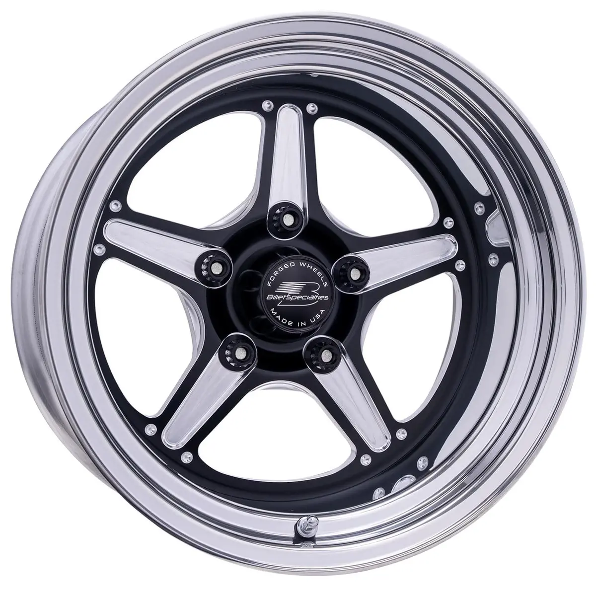 Billet Specialties Street Lite Black Aluminum Wheels – 17X7, 5X4.75 Bolt Pattern 1