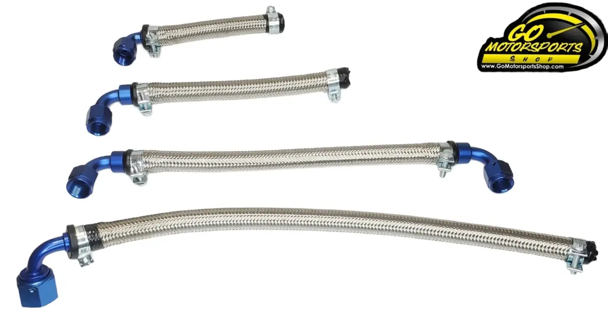Braided Fuel Hose (Fittings Included) | Fz09 Engine 1
