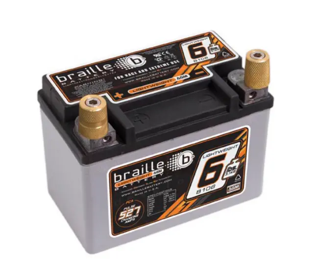 B106 Braille Lightweight Agm Battery 7Lbs/510Pca 1