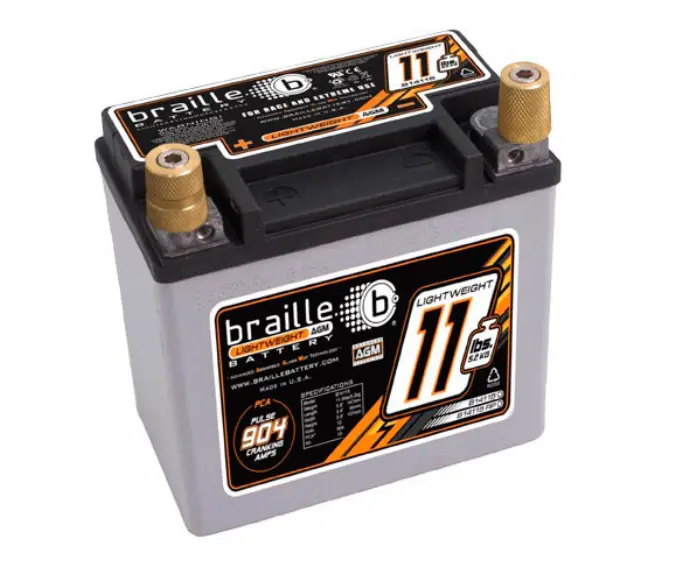 B14115 Braille Lightweight Agm Battery - 11.5Lbs/904Pca 1
