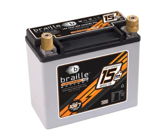 B2015 Braille Lightweight Agm Battery 15Lbs/1067Pca 1