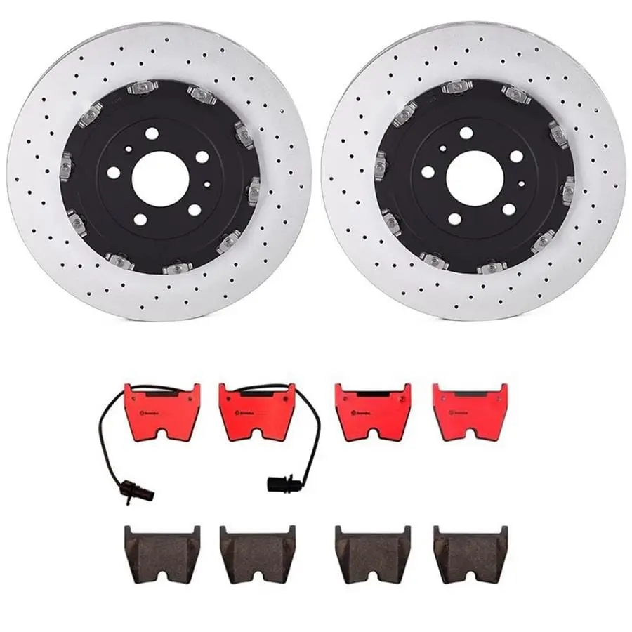 Brembo Premium Brake Pad And Rotor Kit – Performance Street & Track Use 1