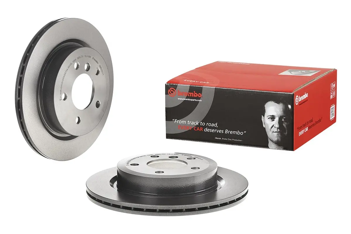 Brembo 09.R121.11 Uv-Coated Premium Brake Rotors 1