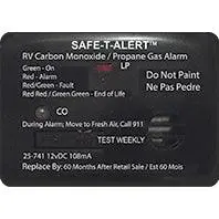 Carbon Monoxide/ Propane Leak Detector 25-741-Bl 1