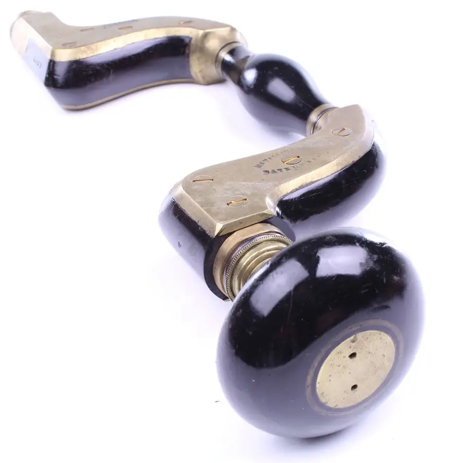 Sold - Cox & Sons Brass Framed Drill Braces - Uk Only 1
