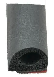D Seal W/ Tape Black- 1/2'' X 3/8'' 018-224 1