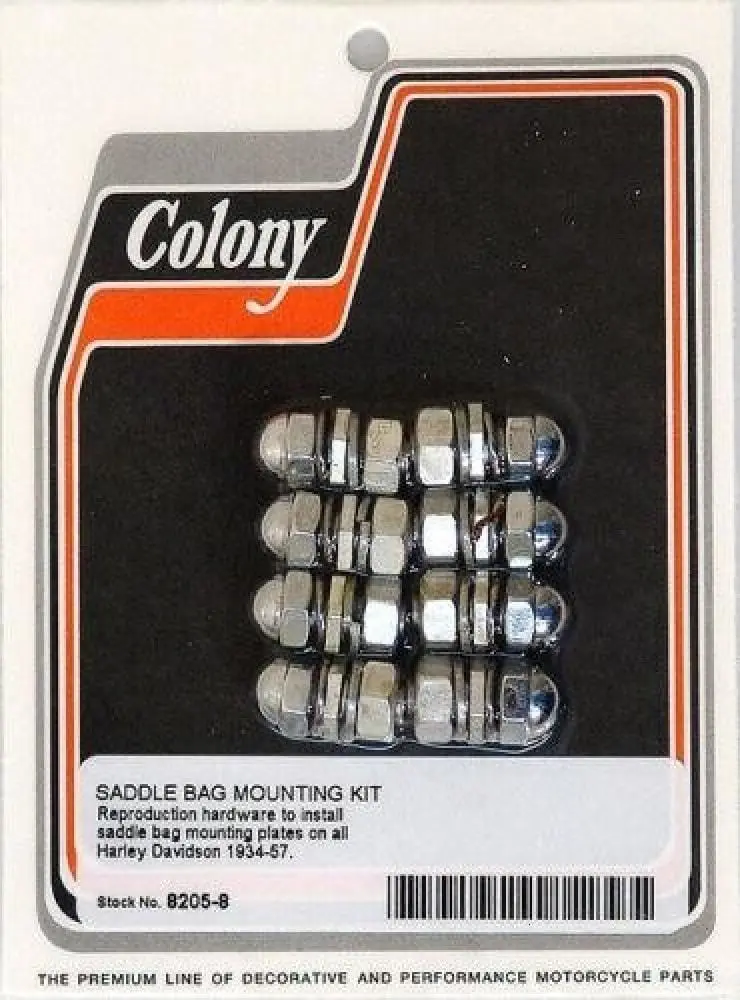 8205-8 Saddlebag To Fender 4-Hole Per Plate Mounting Kit 1
