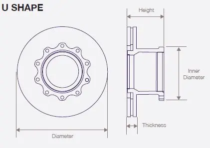 Dwtr0008 Air Disc Rotor For Mci Bus Brake For All Axles 1