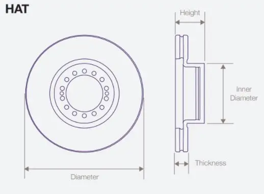 Dwtr0009 Air Disc Bendix Rotor For Prevost Drive Axles 1