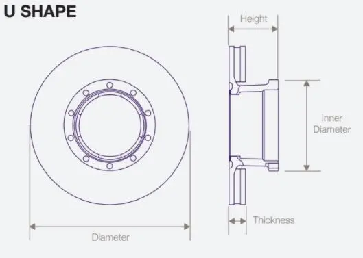 Dwtr0010 Air Disc Rotor For Enviro 500 Front Axles 1