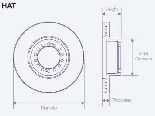 Dwtr0011 Air Disc Rotor For Van Hool Drive Axles 1