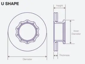 Dwtr0023 Air Disc Rotor For Mercedes & Setra S417 Front & Tag Axles 1