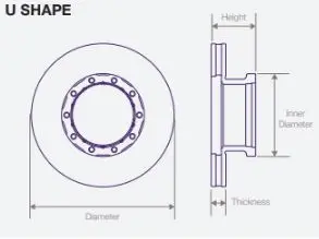 Dwtr0024 Air Disc Rotor For Van Hool A Bus Drive Axle 1