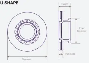 Dwtr0025 Air Disc Rotor For Mercedes & Setra S200 Series Front & Tag Axles 1