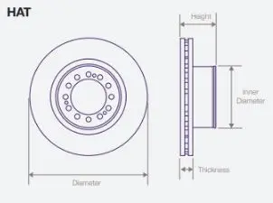 Dwtr0030 Air Disc Rotor For Van Hool & New Flyer 1