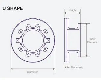 Dwtr0035 Air Disc Rotor For Freightliner/Daimler Trucks 1
