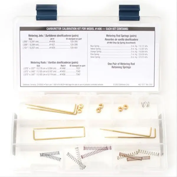 Edelbrock Performer Carburetor Jetting Kit – Tuning Components For Holley-Style Units 1