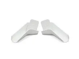Flexible Gutter Spout White-4/Pk 1