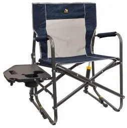 Gci Freestyle Rocker Chair With Side Table - Blue 1