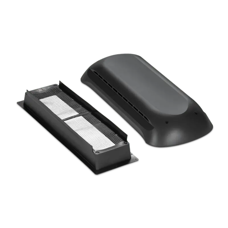 Fridge Vent Base & Cap Kit - Black 	3311236.024 1