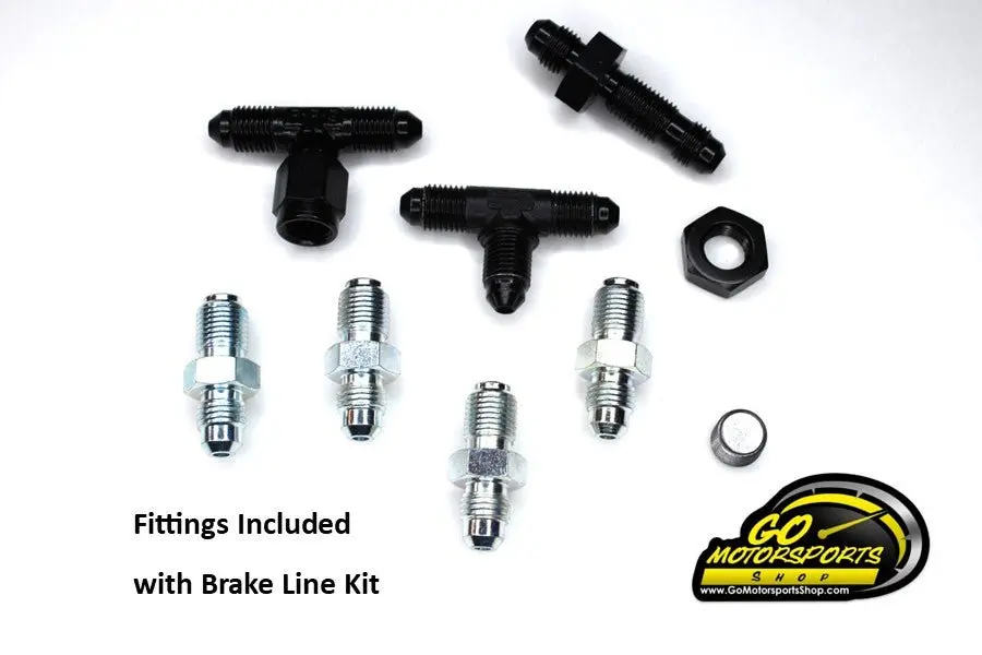Full Braided Brake Line Kit With Left Front Or Right Front Bias (Bias Mounted At Master Cylinder) | Legend Car 1