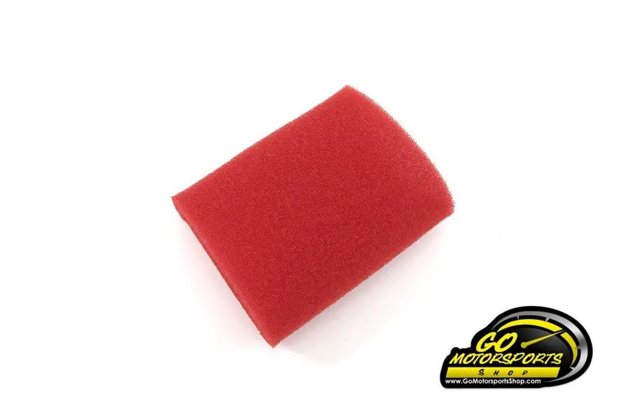 Go Kart | Air Filter Prefilter, Foam 3" X 5" (Red) 1