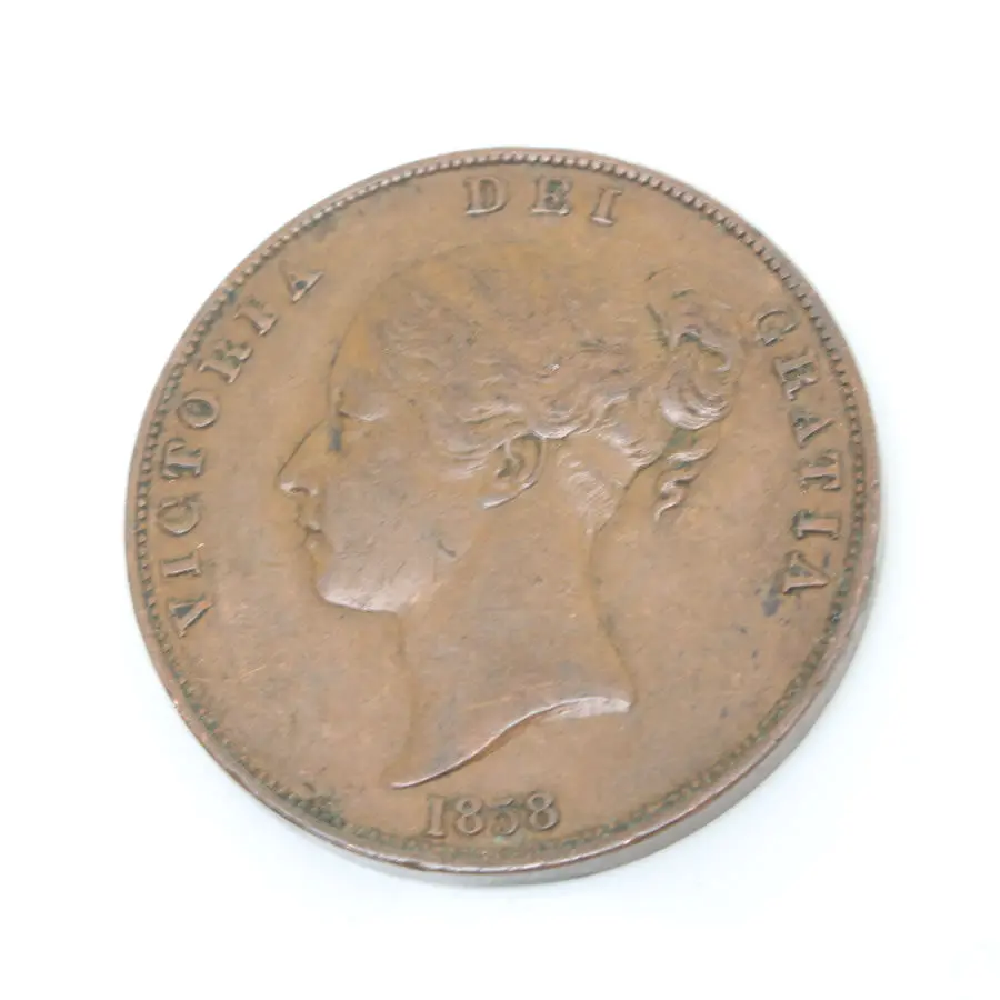 Queen Victoria Half Penny - 1858 1