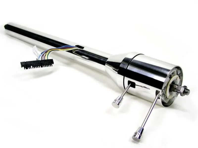 Ididit Floor-Mount Shifter Compatible Steering Column – Black Anodized (1070651040) 1