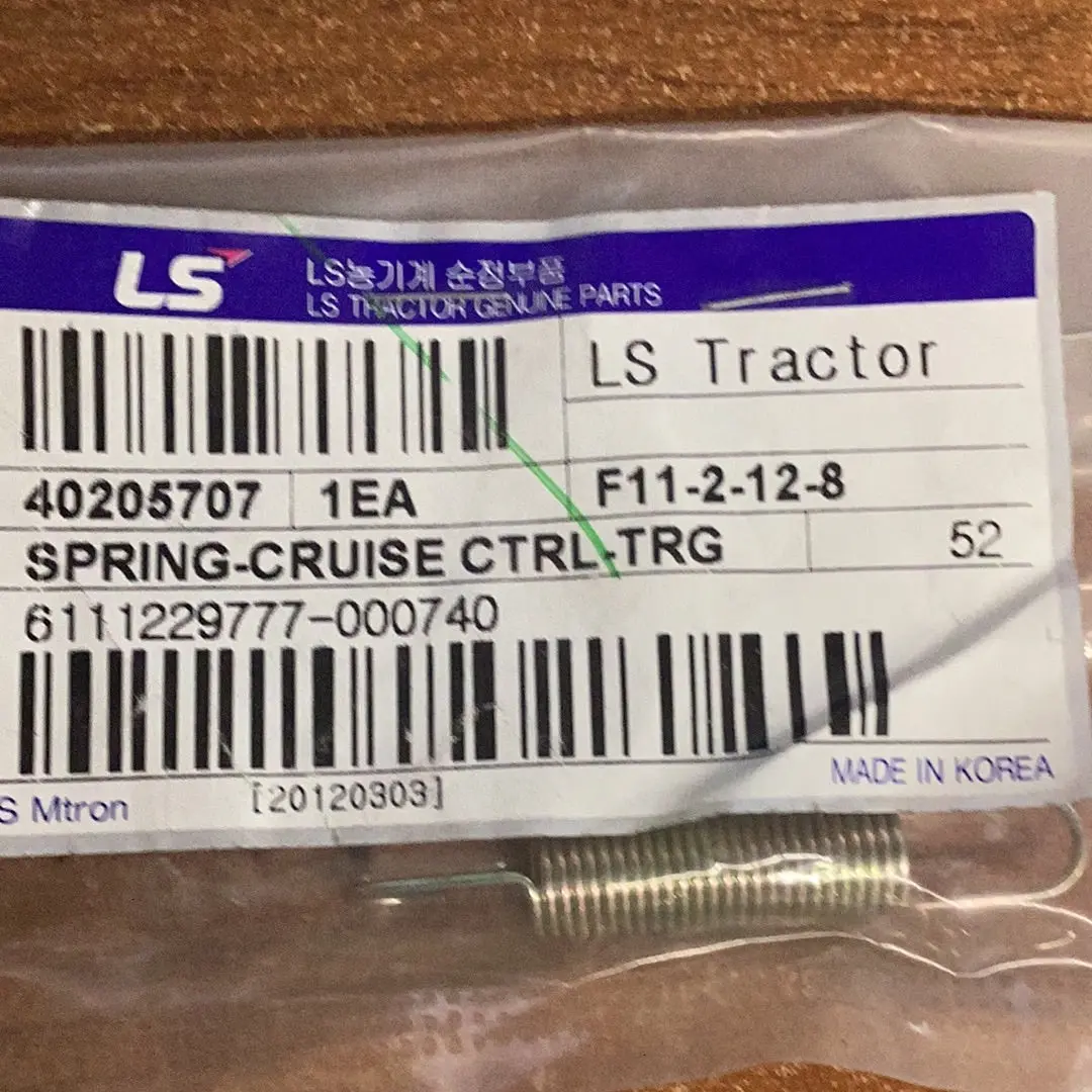 Ls Tractor Spring Cruise Control, 40205707 1