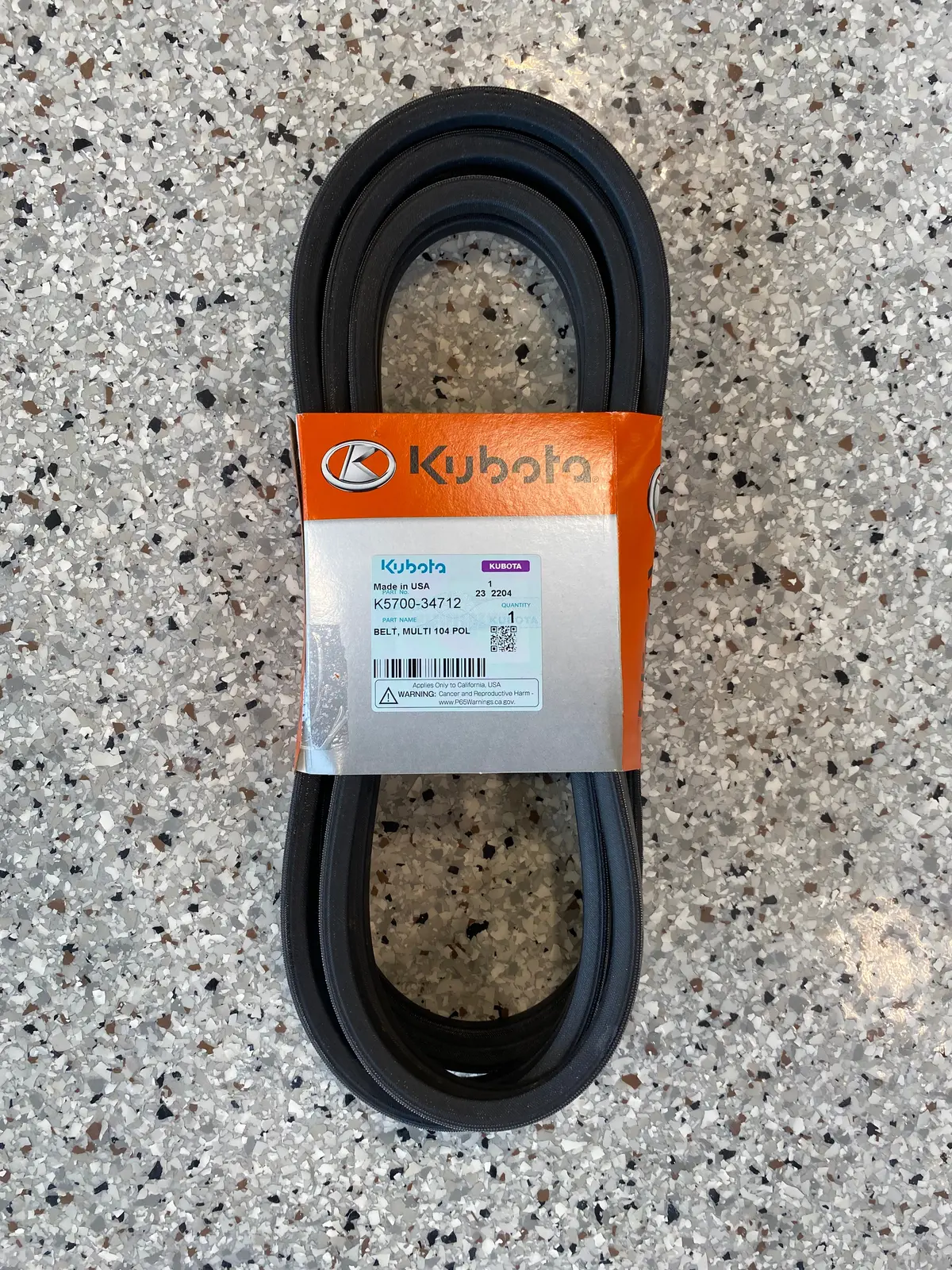 Mower Deck Belt 1