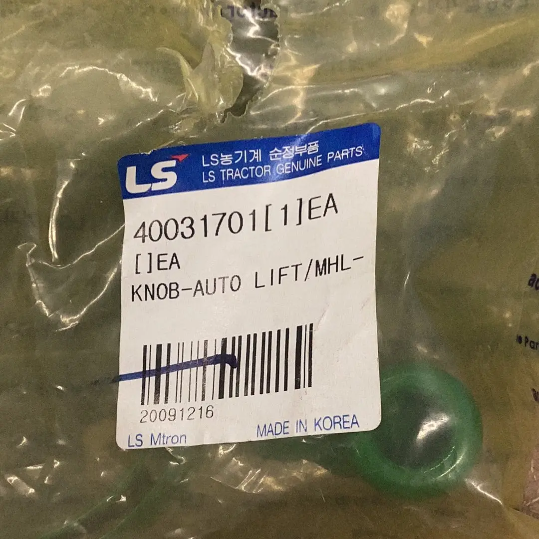 Ls Tractor Knob Auto Lift, 40031701 1