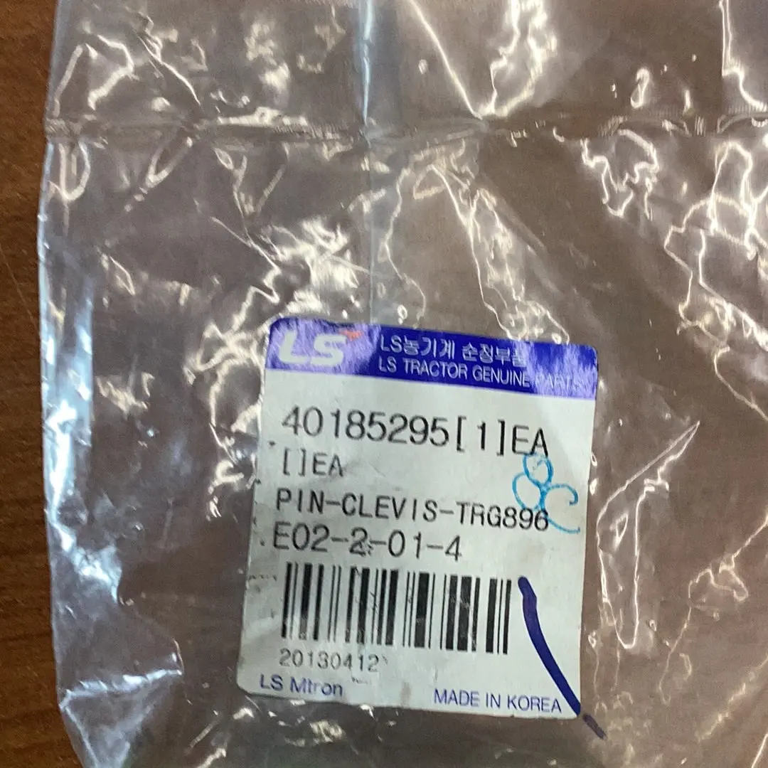 Ls Tractor Pin Clevis, 40185295 1