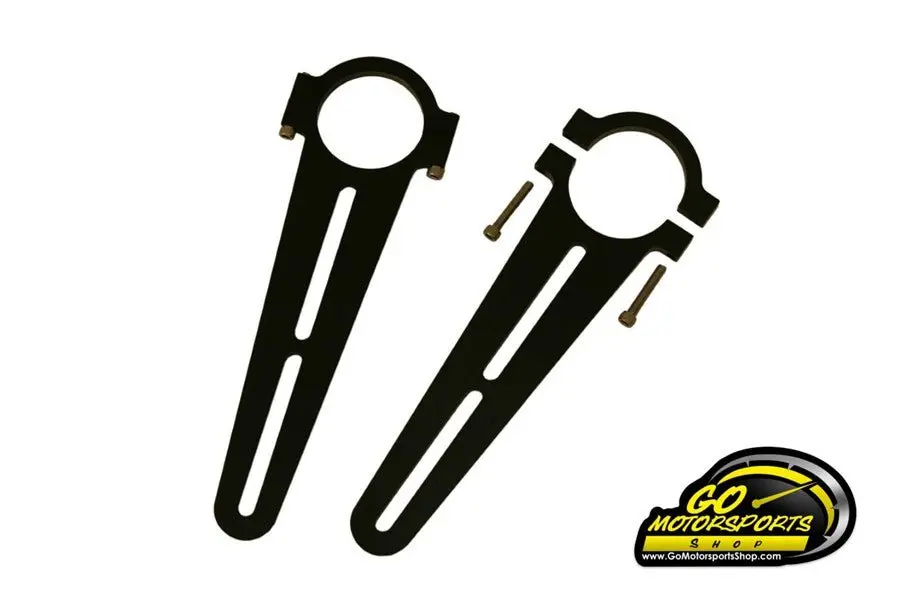 Longacre Long Mirror Brackets, Clamp On | Legend Car 1