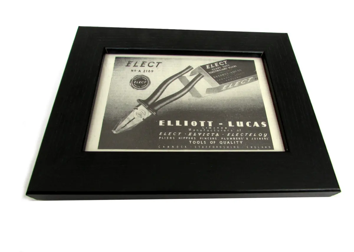 1950'S Framed Elliott Lucas Picture - Size: A6 1