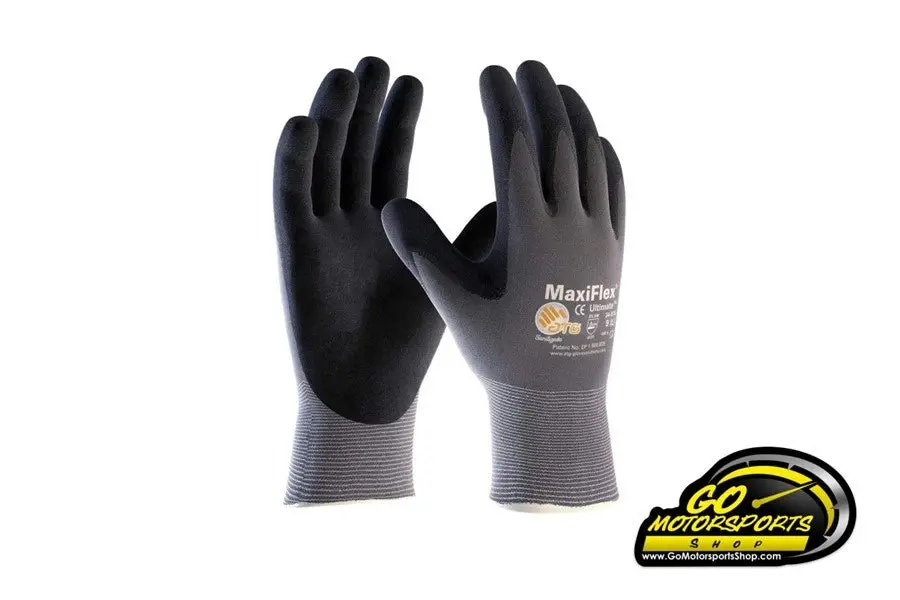 Maxiflex Ultimate Men's Large Gray Nitrile Coated Work Gloves (1 Pair) 1