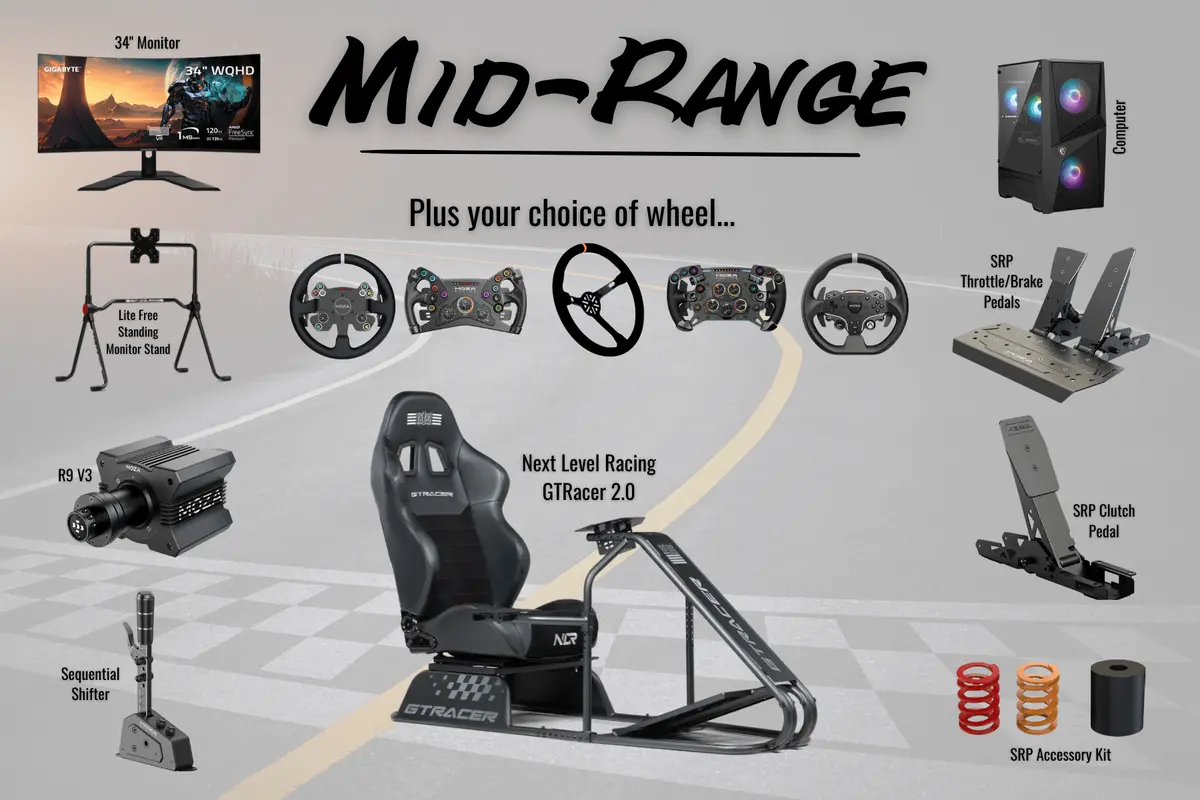 Mid-Range Racing Sim Rig 1