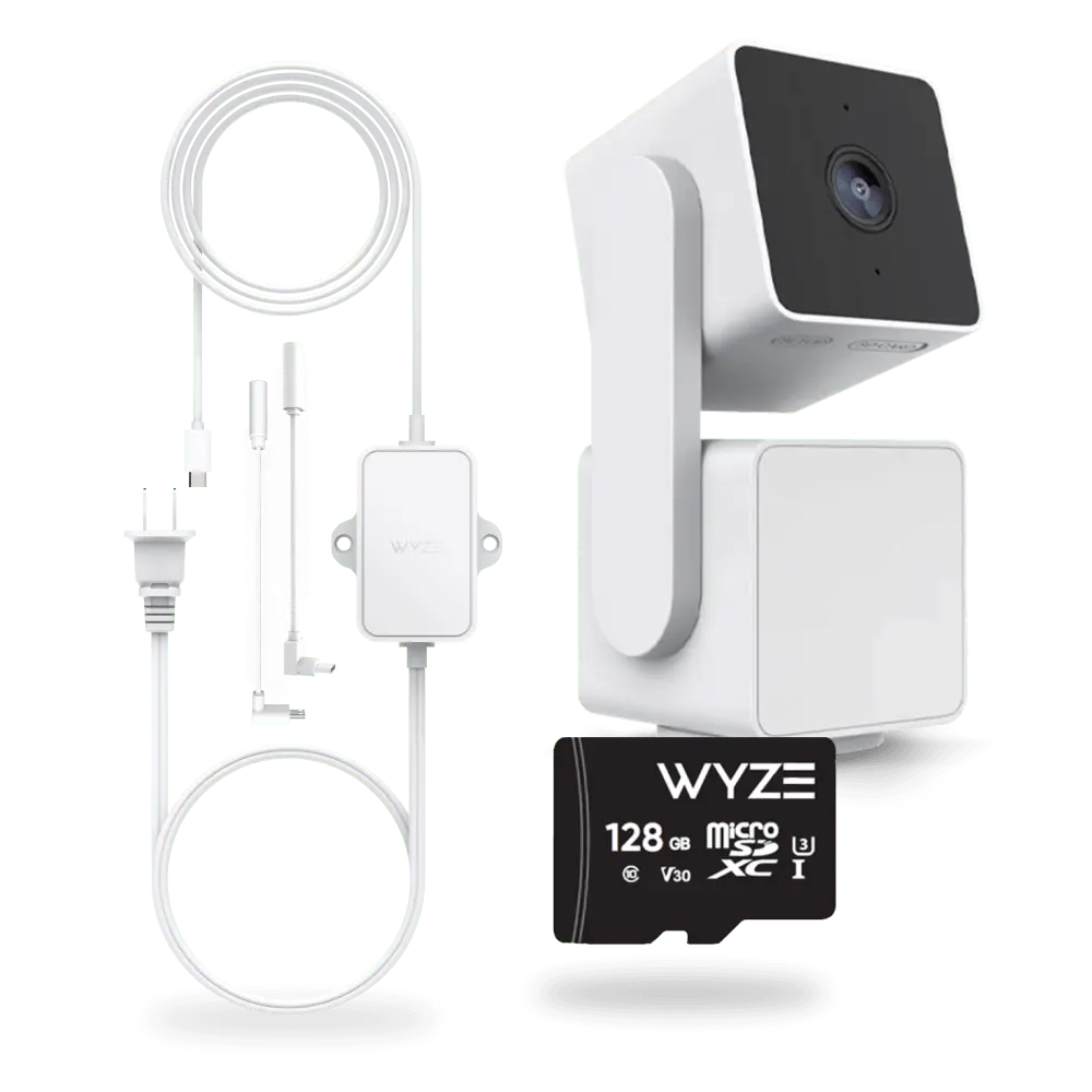 Wyze Cam Pan V3 Outdoor Bundle 1