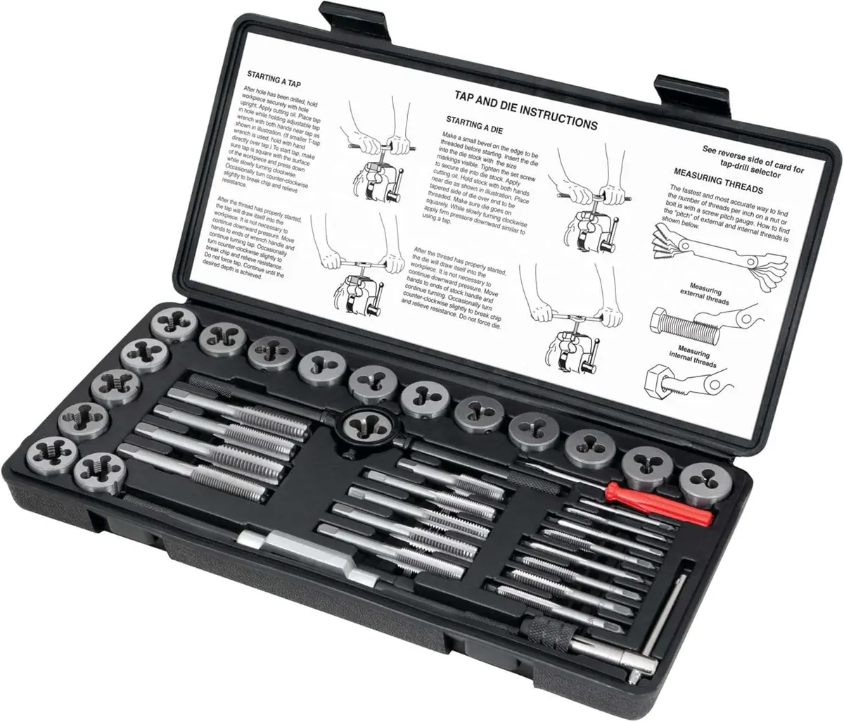 Performance Tool W4001db 40-Piece Sae Tap And Die Set 1