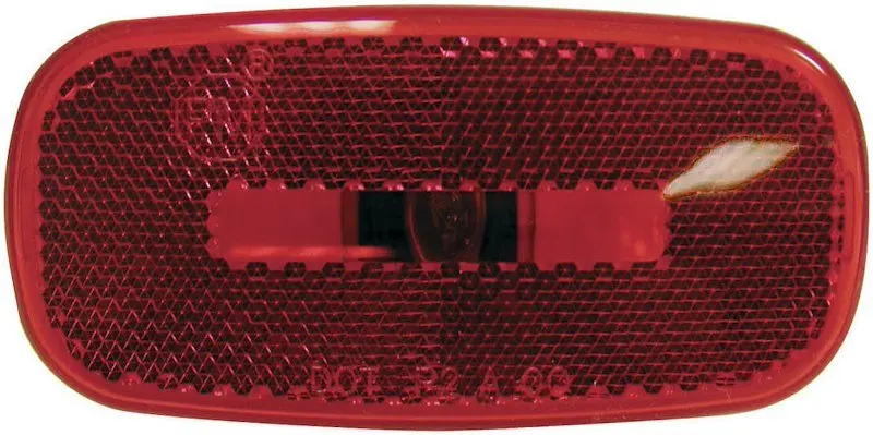 Peterson Rv Clearance Light; Incandescent Red V2549r 1