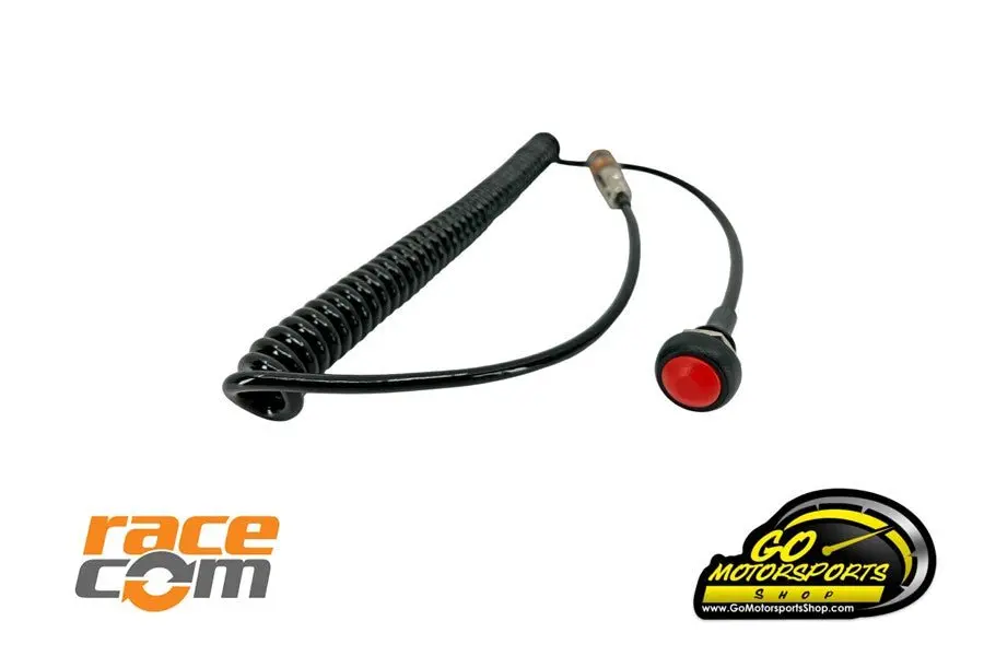 Racecom | Push-To-Talk Button - Low Profile - Steering Wheel Hole Mount 1